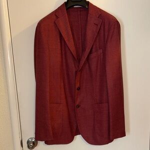 Boglioli Rich Red Men's Blazer